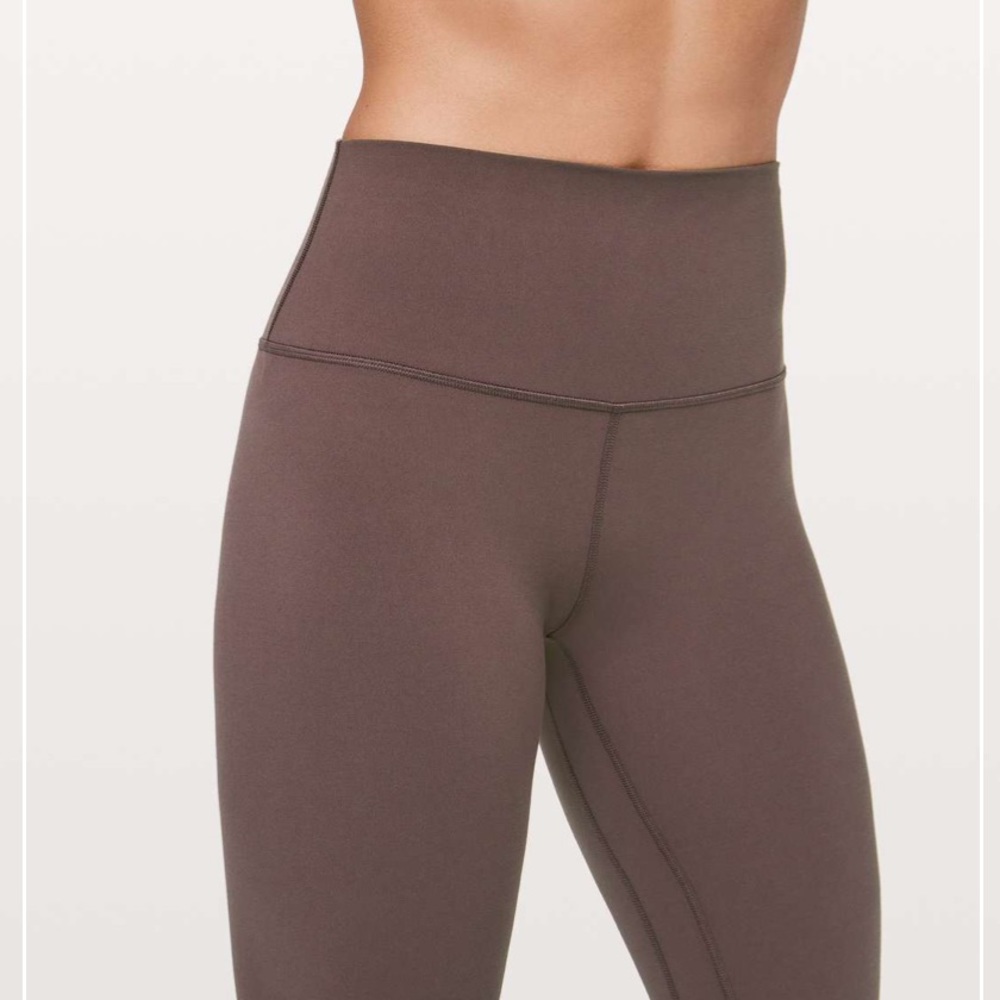 SOLD Lululemon align 7/8 black satin - Picture 3 of 7